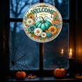 thumbnail image 5 of Halloween Diamond Art Kits For Adults Clearance, DIY Pearl Diamond Art, Hanging Ornament For Halloween Front Door Decor, DIY Fall Home Decor Wall Art, Halloween DIY Gift (Mint Green), 5 of 7