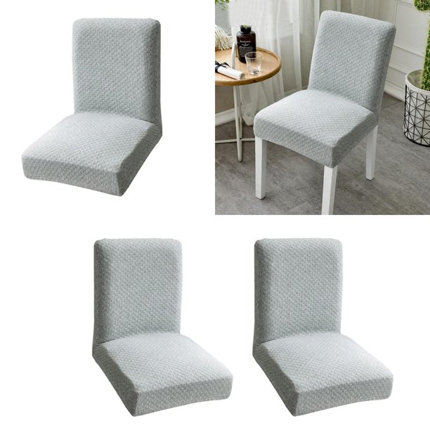 Juegos De De Asiento De Silla De Comedor Lavables, Protectores De Cojines Para Sillas De Comedor De Patio De Sillas De Comedor - Paquete De 4, Soledad Funda de cojín para silla de comedor