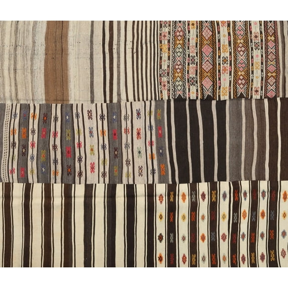 Ahgly Company Machine Washable Indoor Rectangle Contemporary Bakers Brown Area Rugs, 5' x 7'