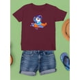 thumbnail image 3 of Cute Bird On Airplane T-Shirt Juniors -Image by Shutterstock,  x-Large, 3 of 4