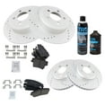thumbnail image 2 of TRQ Ceramic Brake Pad & Performance Rotor w/Chemicals BKA17500 Fits select: 2013-2017 DODGE CHARGER SE, 2014 CHRYSLER 300C, 2 of 6