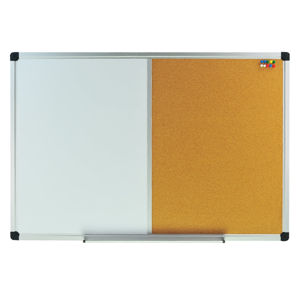 36 X 24 White/natural Smead 3891U00-01 4n1 Magnetic Dry Erase Combo Board 