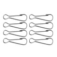 thumbnail image 4 of DOLITY 8 x 5CM Stainless Steel Flag Pole Clip Snaps Hook Metal Flag Pole Attachment, 4 of 7
