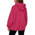 thumbnail image 5 of XUANTAOO Womens Zip Up Hoodie Hooded Workout Jacket Top Long Sleeve Coats Casual Fall Winter Outfit Fashion Clothing, 5 of 8