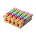 thumbnail image 4 of Jumpingount 10 pares de separadores de dedos de los pies para pedicura, esponja para decoración de uñas, separador de esmalte de uñas de los Juegos de manicura, 4 of 6
