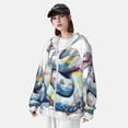 thumbnail image 3 of Vsdgher Watercolor Snake Print Adult Hoodie Shirts Rash Guard for Men Women,Long Sleeve Sun Protection Fishing Shirts for Athletic Running Swim-3X-Large, 3 of 7