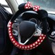 thumbnail image 4 of Funda para volante de coche de dibujos animados, cálida, antideslizante, para invierno, Protector para volante de coche, 38cm (15 "), franela suave de microfibra (ratón) TUNC Sencillez, 4 of 5