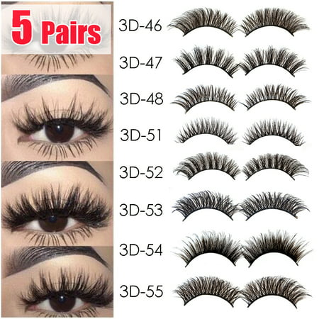Natural Lashes Transparent Stems Thick False Eyelashes Daily Nude Makeup Long Fake (Only The Best Nude Fakes)