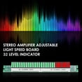 thumbnail image 3 of Kkmoon 32 Level Indicator Vu Meter Audio Level Meter Stereo Amplifier Adjustable Light Speed Board Module With Agc Mode, 3 of 7