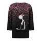 thumbnail image 4 of Fiudx Ofertas Flash Artículos En Oferta Camiseta Holgada de Manga 3/4 con Cuello En V y Estampado Navideño Informal a La Moda para Mujer, 4 of 5