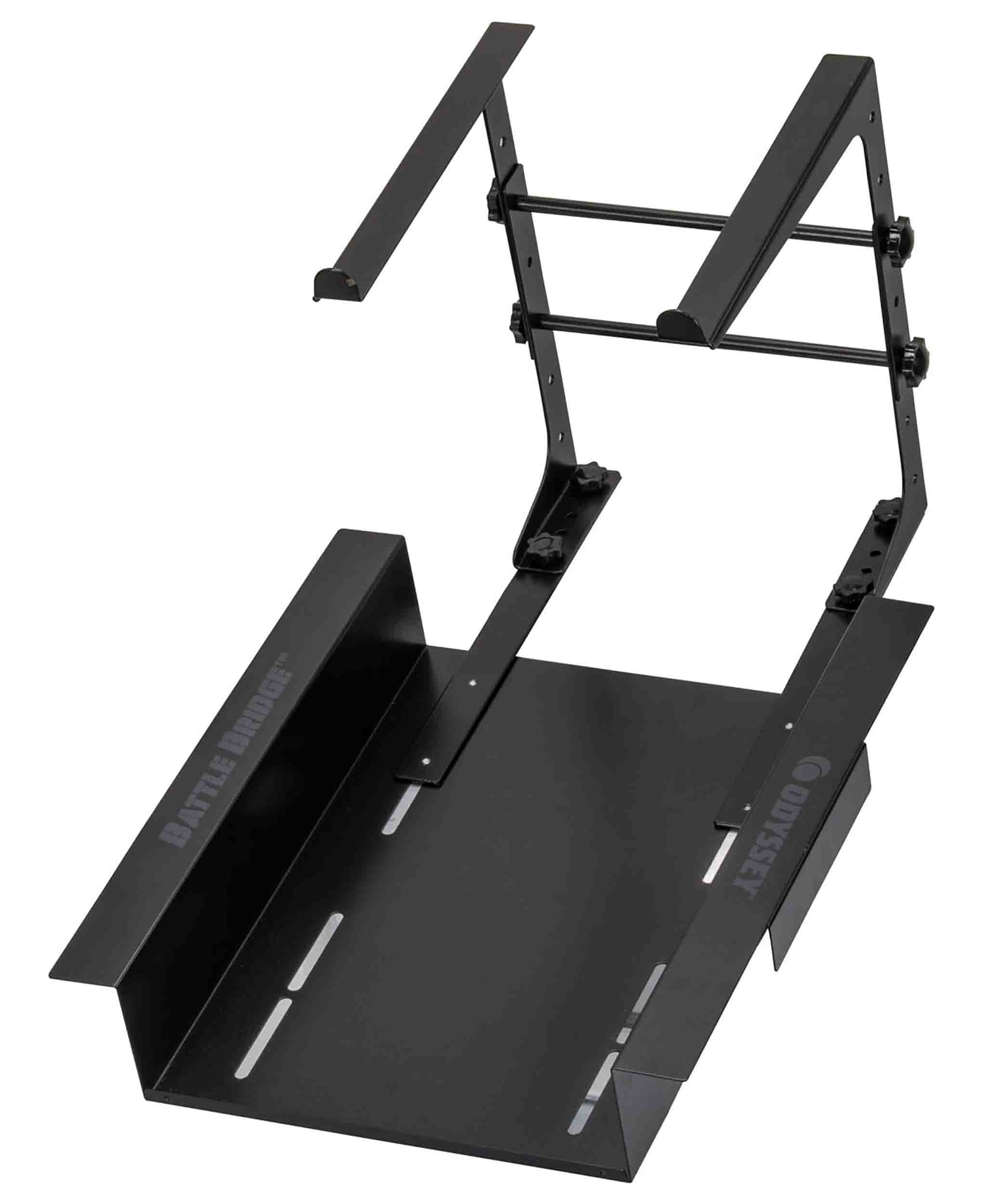 Odyssey ABB11LSTAND Battle Bridge with L-Stand for 11″ DJ Mixers