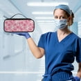 thumbnail image 4 of COEQINE Breast Cancer Ribbon Stethoscope Storage Bag Stethoscope Bag Holder for Nurse Accessories for Work, Medical Bandage Storage Bags with Zipper for Doctor Stethoscope Bag Cute, 4 of 7