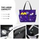 thumbnail image 3 of Fotbe Dark Purple Snowflakes Bolsa de Viaje para Playa - Resistente al Agua, Bolsa Tote de Gran Capacidad y Ligera con 7 Bolsillos para Mujeres y Hombres, 3 of 7