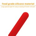 thumbnail image 3 of Espátula de silicona, sin BPA, espátulas de cocina de goma antiadherentes para cocinar, hornear y mezclar (2 unidades), 3 of 6