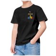 thumbnail image 2 of Wojeull Summer Shirts For Teen Exercise Kids Child Short Sleeve Prints Casual T Shirt Sports Fans Gift Tops, 2 of 4
