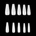 thumbnail image 3 of HLONK 500 Pcs Acrylic Natural False French Nail Tips with Case (10 Sizes White), 3 of 5