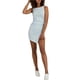 thumbnail image 1 of n:philanthropy Vestido sin mangas Bix asimétrico para mujer, azul, XS, 1 of 1