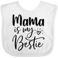thumbnail image 3 of Inktastic Mama is My Bestie Boys or Girls Baby Bib, 3 of 4