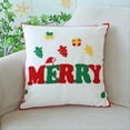 thumbnail image 4 of Ganfancp Christmas Pillowcase Alphabet Pillowcase Christmas Pillowcase Christmas Pillow Decoration Sofa Pillow Home Bed Pillow Ofertas Del Día Funda de Almohada X 1, 4 of 6