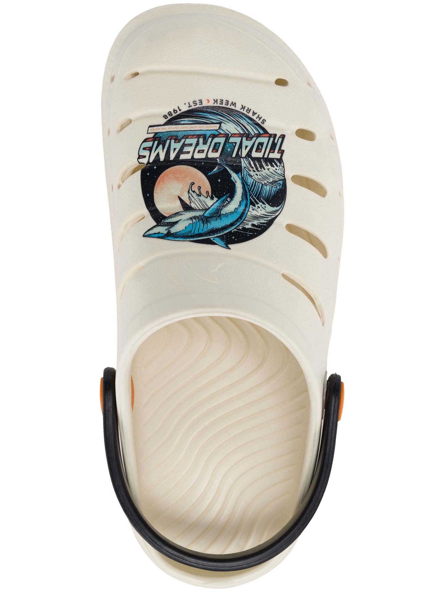 Rugged Shark Little & Big Boys Shark Week Eva Clogs