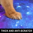 thumbnail image 4 of Dog Food Mat, 16" x 24" Nebula Absorbent Dog Cat Bowl Mat for Food and Water, Cute Anti-Slip Rubber Pet Feeding Rug Protect Floors, Placemat for Feeding & Watering Supplies, Blue Purple, 4 of 6