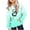 Mint Green, variant on Bixock Toddler Girls Hooded Sweatshirts,Girls Long Sleeve Tops,Kids Hoodie Long Sleeve Graphic Heart Crew Neck Fleece Lined Front Pockets Unisex Casual Daily Wear Toddler Clothes 4-14
