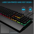 thumbnail image 4 of Teclado teclado para juegos de metal iluminación colorida amplia aplicación para dormitorio en casa ANGGREK Otros, 4 of 8