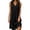 Black, variant on Dresses for Women Sleeveless Round Neck Summer Casual Fashion Solid Color Pleated Dress Pink XXL