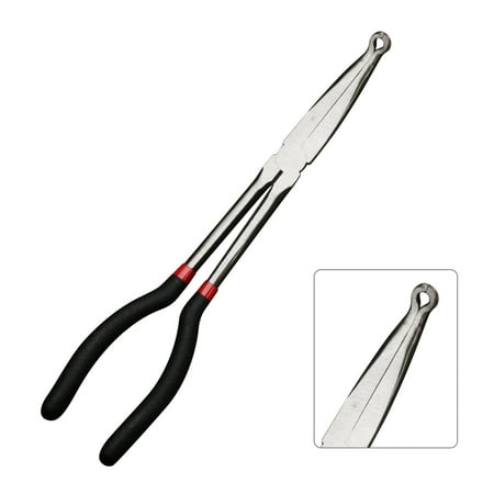 

Apmemiss Clearance Long Reach Hose Grip Pliers Long Reach Ring Nose Plers Spark Plug Removal Pliers Spark Plug Wires Spark Plug Gap Tool Hose Clamp Pliers Automotive Tools Hose Pliers Hose Clamp Tool