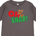 thumbnail image 4 of Inktastic Oh Snap Broken Gingerbread Boys or Girls Long Sleeve Toddler T-Shirt, 4 of 5