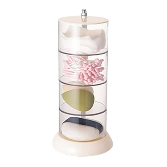Soporte Para Esponja De Maquillaje, Caja De Almacenamiento Multicapa, Organizador Para Esponjas De Maquillaje, Contenedor Giratorio Para El Hogar