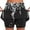 Black A, variant on Stamzod Women's Summer Solid Color Slim Fit Culottes Shorts Casual Comfy Shorts Plus Size Elastic Waist Shorts on Clearance Green XXXXXL