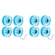 thumbnail image 1 of 8 Ruedas para Patines de 58 mm X 32 mm, Ruedas Luminosas para Patinetas de Cuatro Ruedas, Ruedas para Exteriores con Luces Azules, 1 of 3