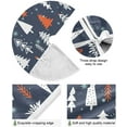 thumbnail image 2 of FMSHPON Christmas Fir Trees Xmas Christmas Tree Skirt Stand Mat for Holiday Party Decoration Indoor Outdoor 36 inches, 2 of 6
