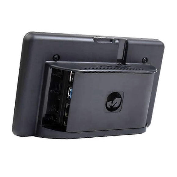 For Raspberry Pi 4B 7inch ABS Black Shell Case for Official Original 7 Inch 800x480 Display Touch Screen