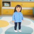 thumbnail image 5 of Uutvery 18 Inch Doll Raincoat Suit, Sunscreen Outfit for Doll, Soft Fabric Easy Dress Up Clothes, Valentine Birthday Gift, 5 of 6