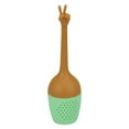 thumbnail image 1 of Under 10 Food Storage Tea Diffuser Heat Non Stick Easy To Use Silicone Funny Hand Gestures Tea Infuser for Home, 1 of 8