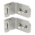 thumbnail image 2 of DOMELAY 2x2 Pieces Door Hasp latches 90 Degree Gate Locks for Desk Drawer Door Cabinet, 2 of 9