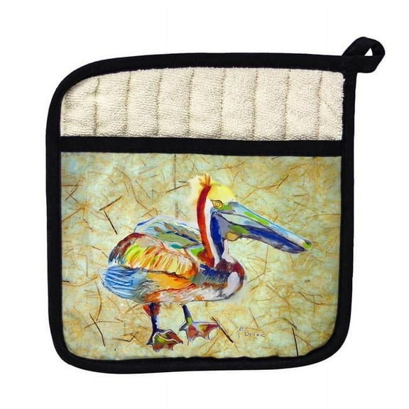 Betsy Drake PT983 Heathcliff Pelican Pot Holder