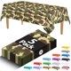 thumbnail image 1 of Mantel de plástico, 5 unidades, camuflaje, 274 x 137 cm, para decoración de fiesta militar, 1 of 6