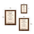 thumbnail image 7 of And now, O Lord, for what do I wait? My hope is in you." Psalm 39:7, Wooden Frame 5x7 Decorative Wall Plaque | Elegant Bible Verse, 7 of 7