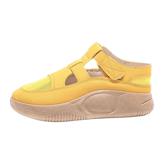 Sandalias de plataforma para mujer, sandalias de piso, antideslizantes, cómodas, informales, deportivas. 37