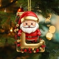 thumbnail image 3 of Rapeiae 26 Letters Christmas Tree Decoration Pendant Christmas Tree Ornaments Personalized Christmas Ornaments Christmas Decoration Xmas Tree Hanging Decor, 3 of 4