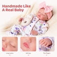 thumbnail image 3 of RSG Lifelike Reborn Baby Dolls 20 inch Sleeping Baby Dolls Soft Cloth Body with Accessories Gift Box for Kids Age 3+, 3 of 8