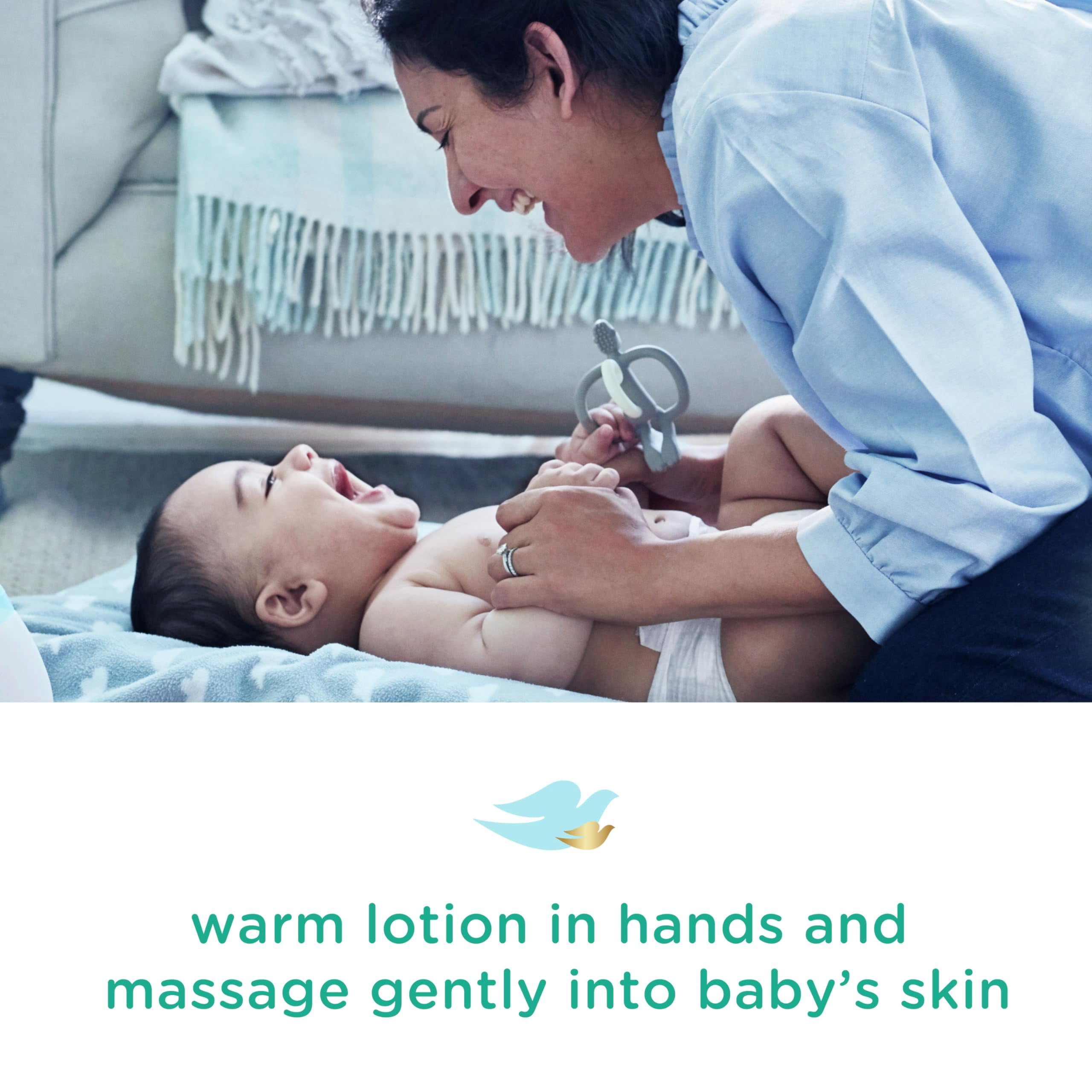Baby Dove Face and Body Lotion for Sensitive Skin Moisture Fragrance-Free Baby Lotion 20 oz C35