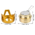 thumbnail image 2 of OTVIAP Outdoor Alcohol Stove,,Outdoor Portable Ultra-Light Mini Cooking Alcohol Fuel Stove BBQ Camping, 2 of 10