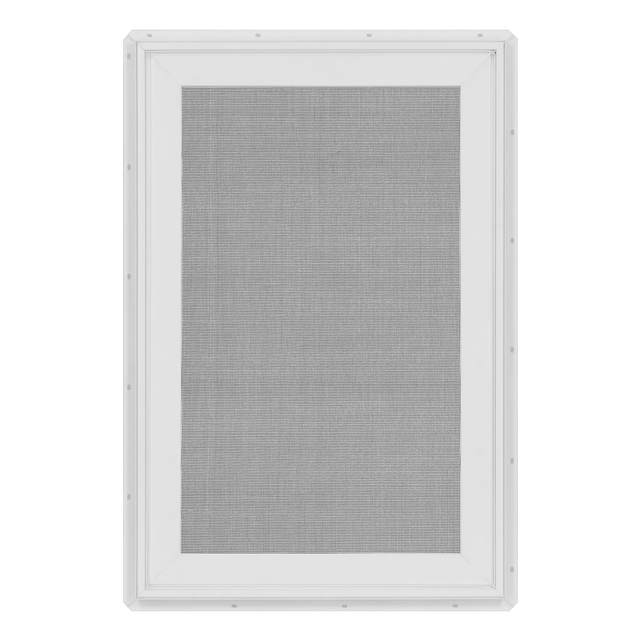 24 in. x 36 in. White Vinyl Double-Pane Insulated Right-Hand Casement Window with Screen