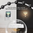 thumbnail image 5 of WOBOGO Aurora Night Light Lamp with Smart Sensor Dusk to Dawn Sensor 0.6W Plug-in 2-Pack, 5 of 7