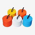 thumbnail image 2 of 10 unidades de conos planos de fútbol, discos marcadores de alta calidad para entrenamiento de fútbol y baloncesto, accesorios para equipos de entrenamiento deportivo, 2 of 5