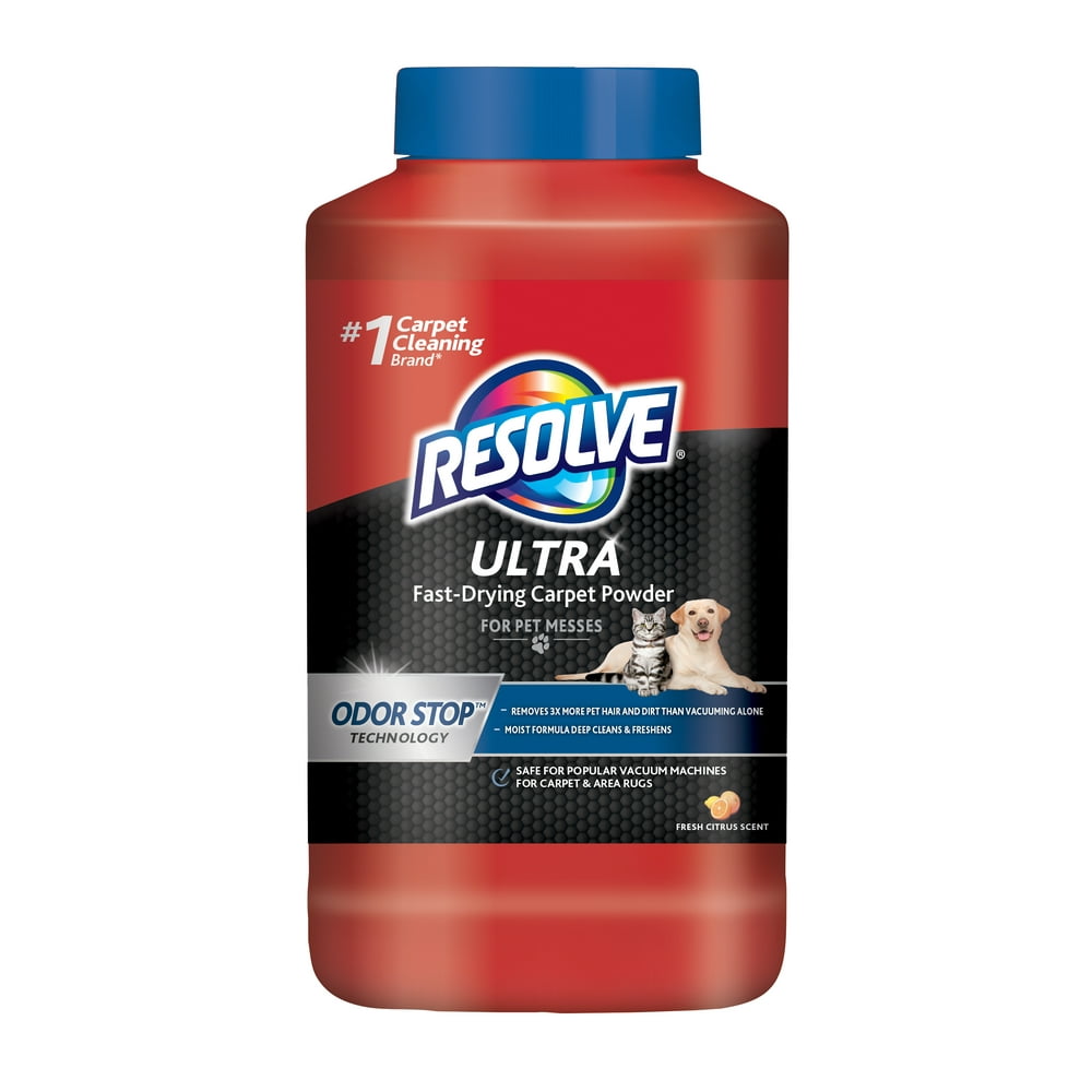Resolve Ultra FastDrying Carpet Powder For Pet Messes 18 oz